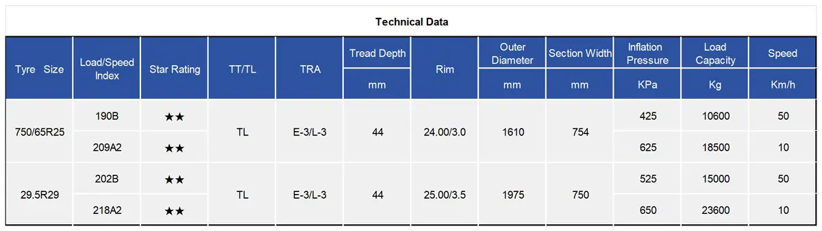 TIANLI TUE302+ Radial OTR Tyre