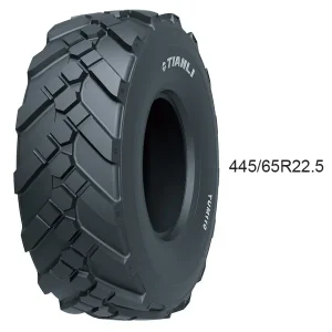 TIANLI TUM110 Radial OTR Tire 445/65R22.5 Fit Backhoe Wheeled Excavator Telehandler Trailer