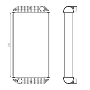 3105882 Water Tank Engine Radiator Caterpillar 120M 140M 140K 2565308